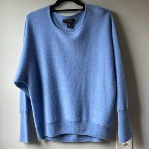 NWOT Tahari 100% 2-Ply Cashmere Sweater, Size L, in Periwinkle Blue
